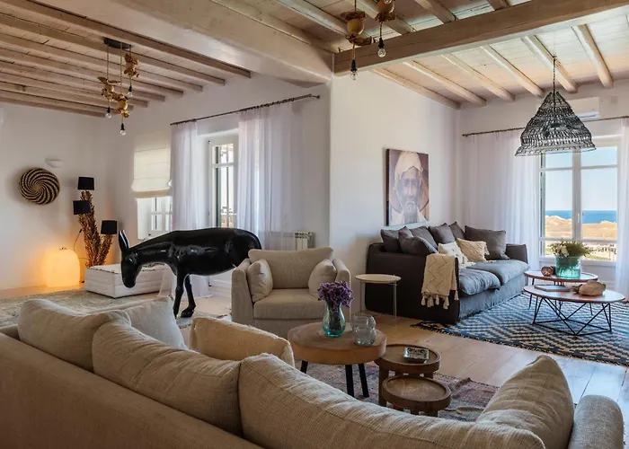 Cosset Bohochic Sea&harbourview And Sunset By One-villas Vila Ornos (Mykonos)