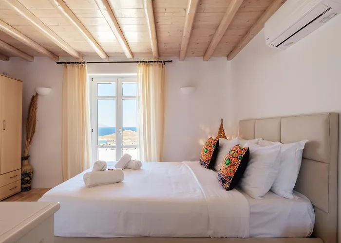 Cosset Bohochic Sea&harbourview And Sunset By One-villas Ornos (Mykonos)
