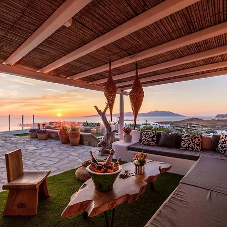 Cosset Bohochic Sea&harbourview And Sunset By One-villas * Ornos (Mykonos)