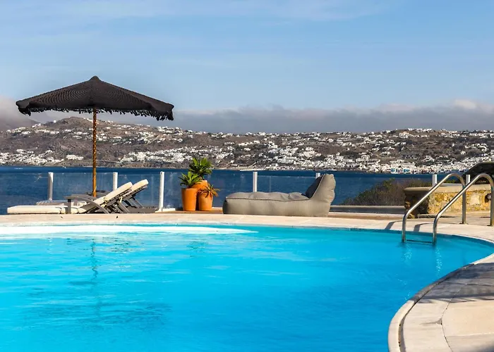 Cosset Bohochic Sea&harbourview And Sunset By One-villas Villa Ornos (Mykonos)