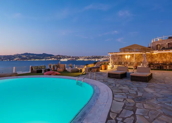 Cosset Bohochic Sea&harbourview And Sunset By One-villas Villa Ornos (Mykonos)