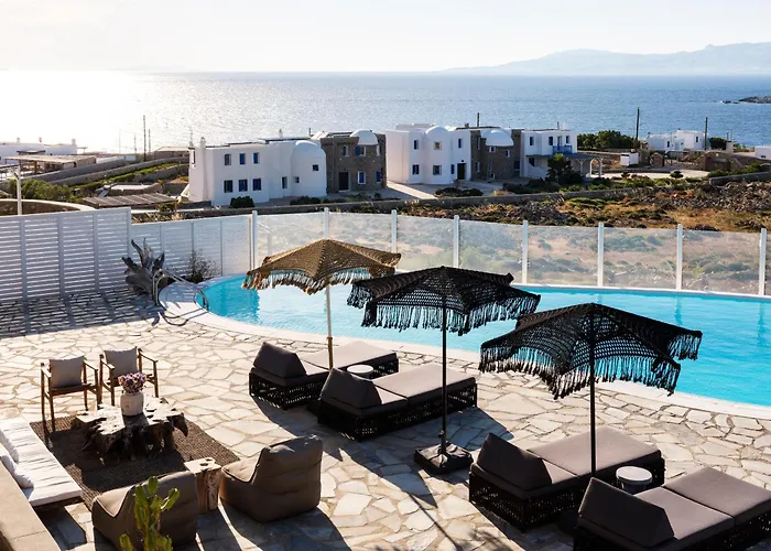 Cosset Bohochic Sea&harbourview And Sunset By One-villas Ornos (Mykonos)