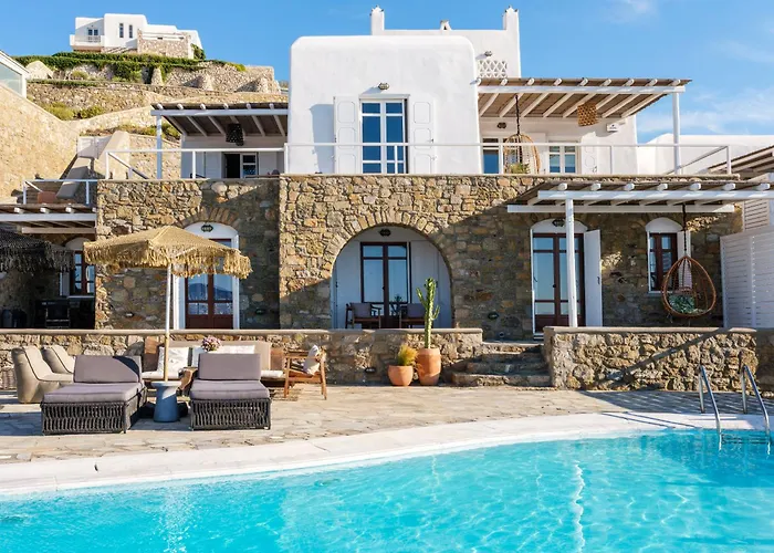 Cosset Bohochic Sea&harbourview And Sunset By One-villas * Ornos (Mykonos)