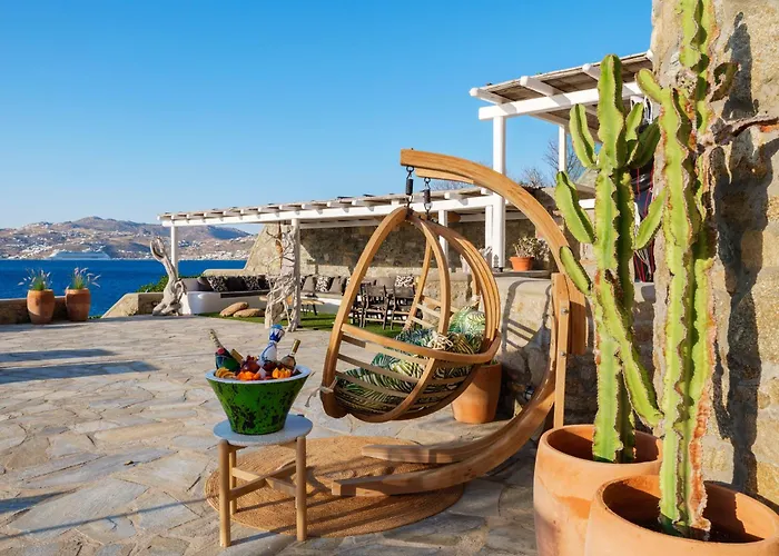 Villa Cosset Bohochic Sea&harbourview And Sunset By One-villas Ornos (Mykonos)
