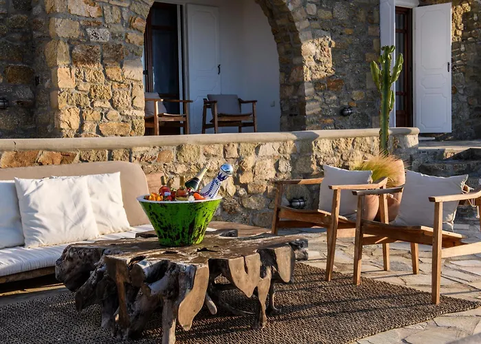 Villa Cosset Bohochic Sea&harbourview And Sunset By One-villas Ornos (Mykonos)