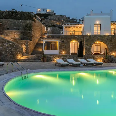 Villa Cosset Bohochic Sea&harbourview And Sunset By One-villas Ornos (Mykonos)