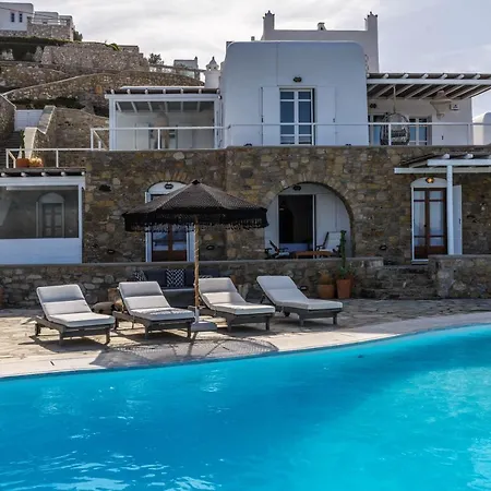 Villa Cosset Bohochic Sea&harbourview And Sunset By One-villas Ornos (Mykonos)