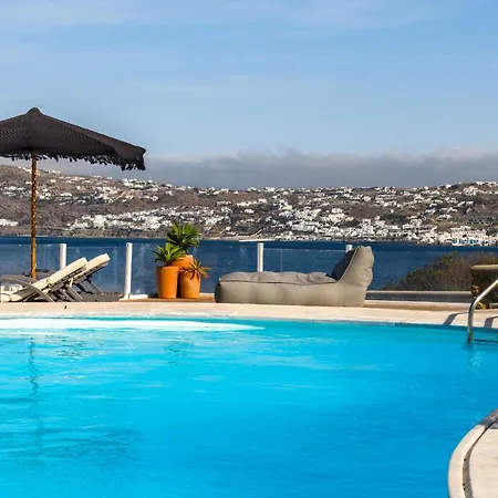 Cosset Bohochic Sea&harbourview And Sunset By One-villas Villa Ornos (Mykonos)