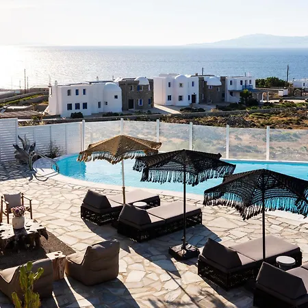 Cosset Mykonos With Pool, Sea View & Sunset - By One Ornos (Mykonos)