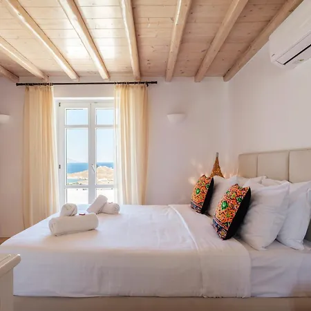 Cosset Bohochic Sea&harbourview And Sunset By One-villas Ornos (Mykonos)