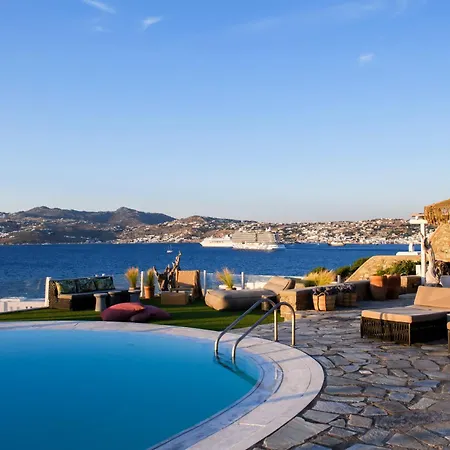 Cosset Bohochic Sea&harbourview And Sunset By One-villas Ornos (Mykonos)